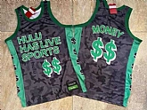 Hulu Has Live Sports Black $$ Money Stitched Basketball Jersey Mixiu,baseball caps,new era cap wholesale,wholesale hats